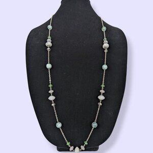 (2/$20) Vintage Long Beaded Chain Necklace